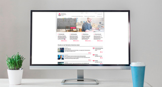 Technische Hochschule Lübeck Website Desktopansicht Technische Hochschule Lübeck Website Desktopansicht