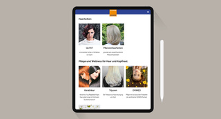 Overmann Frisuren Website Tabletansicht
