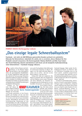 PARROT MEDIA im IHK-Magazin "wirtschaft - zwischen Nord- und Ostsee"