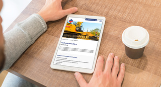 Neidhardt Grundbau Website Tabletansicht