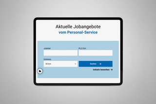Knoop Personal-Service Website Tablet Ansicht