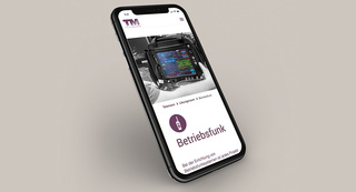Telemann Website Mobile Ansicht