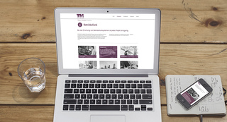 Telemann Website Desktopansicht