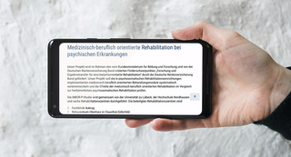 MBOR-P Website Mobile Ansicht
