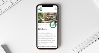 Die Gemeinnützige Website Mobile Ansicht
