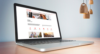 Redline Data Website Desktopansicht