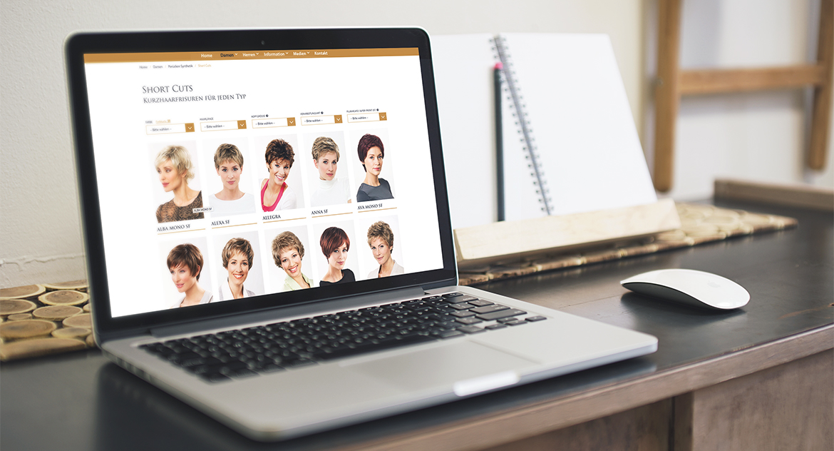 Dening Hair Website Desktopansicht Dening Hair Website Desktopansicht