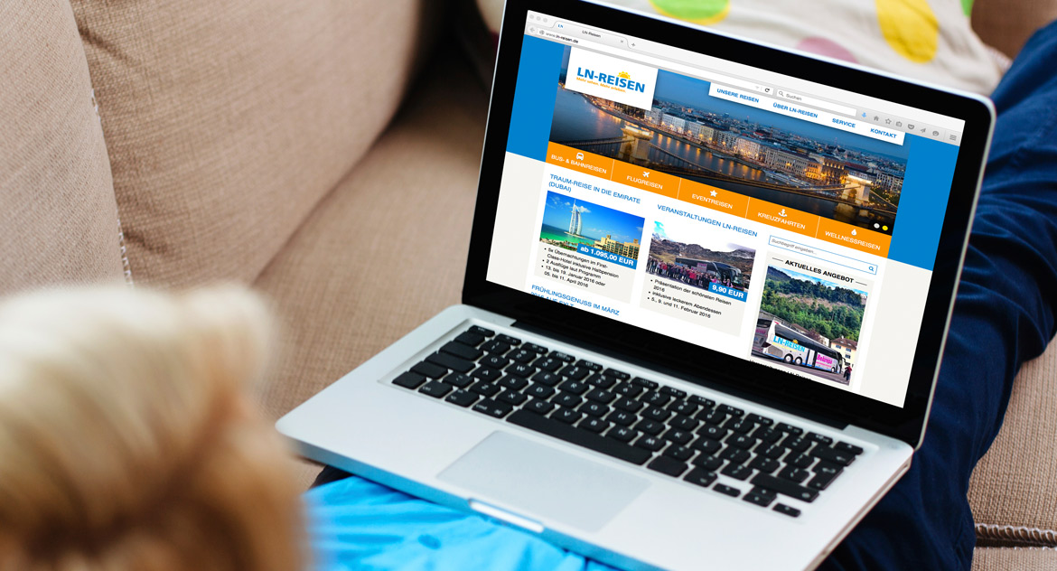 LN Reisen Website LN Reisen Website