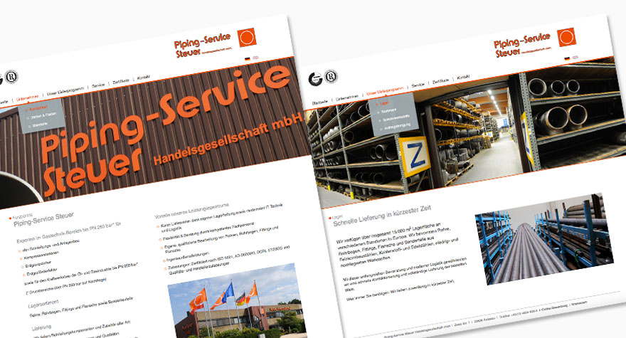 Piping Service Steuer Website