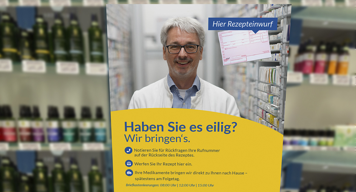 Sonnen-Apotheke Aufsteller Sonnen-Apotheke Aufsteller