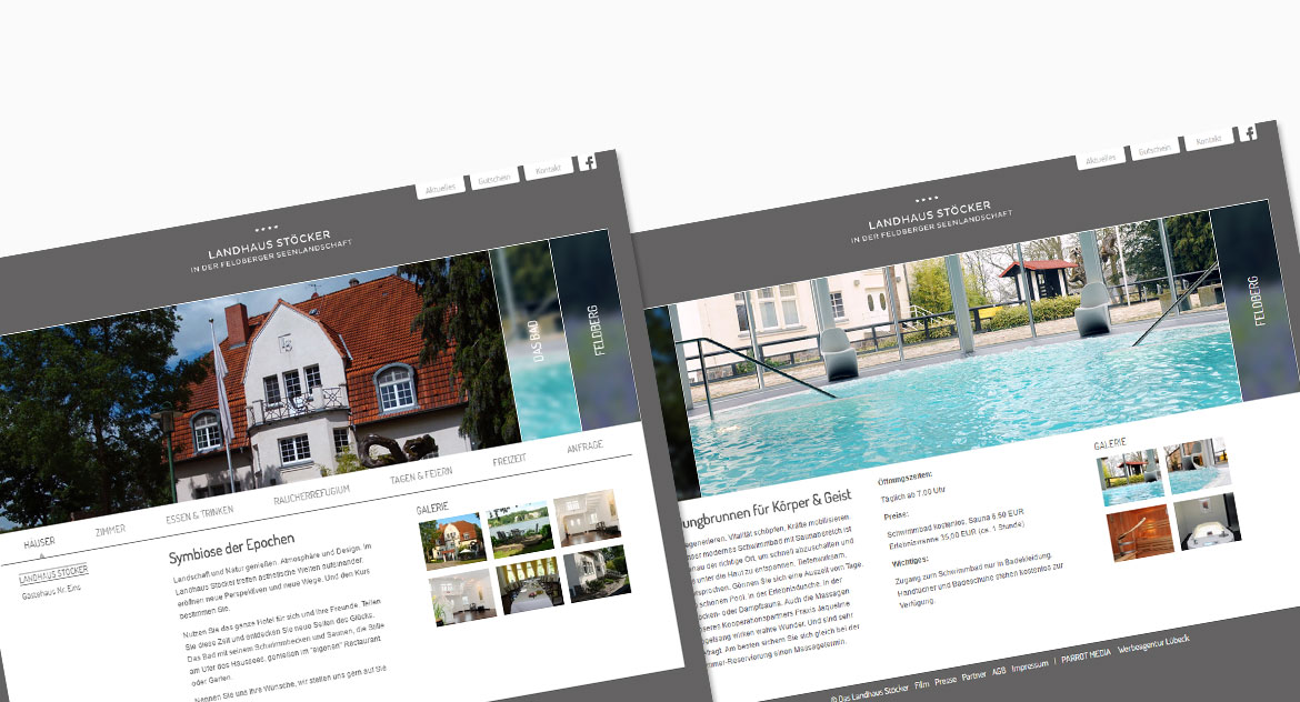 Landhaus Stöcker Website Landhaus Stöcker Website