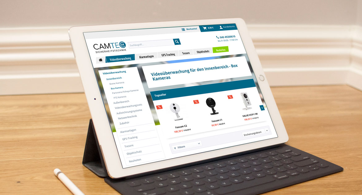 CAMTEC24 Onlineshop