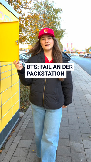 👀 Kleiner Einblick hinter die Kulissen unserer Content Produktion für das LUV Shopping Center. Da wollte die Packstation...