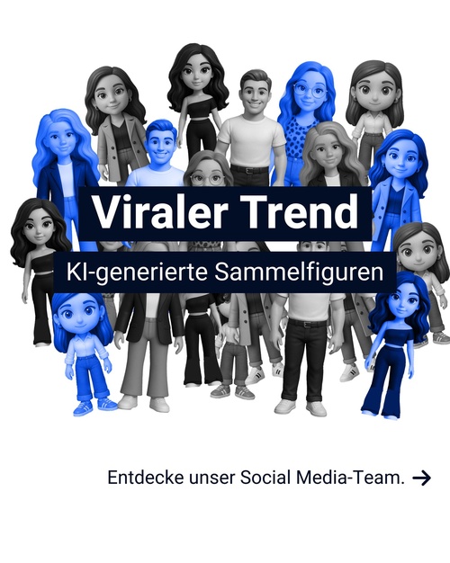 🎉 Der neueste virale Trend: KI-generierte Sammelfiguren – mit ChatGPT erstellt! 🤖✨

Wir mussten es natürlich selbst...