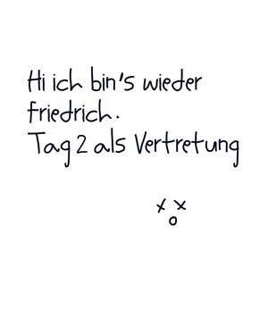 Friedrich aus der IT, Tag 2. 🐱

Ich habe im Admin-Manual gelernt, dass der Social-Media-Algorithmus wie ein...